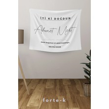 Özgül Reklam Kişiye Özel - Special Doğum Günü - Happy Birthday Duvar Örtüsü - Duvar Halısı