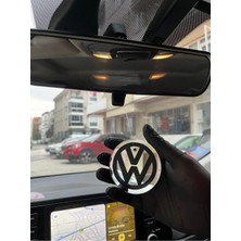 Özgül Reklam Volkswagen Logo Dikiz Ayna Süsü / Pleksi Araba Süsü / Ayna 3 mm Pleksi