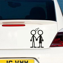 Özgül Reklam Adam Sevgili-Eş Sticker / Sevgili-Eş Sticker / Araç Sticker / Ayna Sticker / Sevgili Sticker