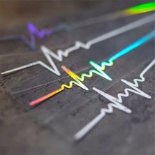 Özgül Reklam Kalp Atışı Sticker Araba Sticker / Motor Sticker / Laptop Sticker