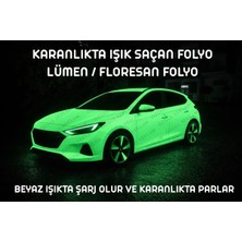 Özgül Reklam Kendinden Işıklı Parlayan Folyo / Lümen Folyo / Floresan Folyo / 30X20 cm 1 Adet