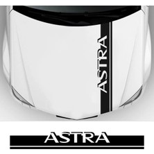 Özgül Reklam Oto Araba Kaput Sticker Çıkartma - Astra J H G K F - Siyah