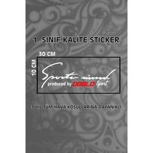 Özgül Reklam Ford Focus Sport Mind Sticker 30X10 cm / Araç Sticker / Ford Sticker