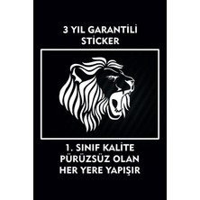 Özgül Reklam Aslan Sticker Araç Etiket Araba