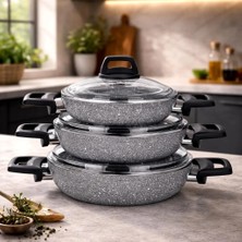 Lavonni 6 Parça Sahan Seti (18CM-20CM-22CM)