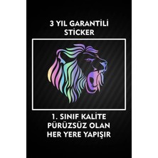 Özgül Reklam Aslan Sticker Araç Etiket Araba