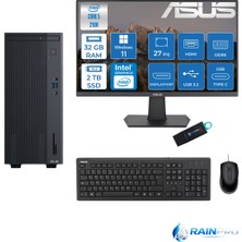 Expertcenter P500MV Core 5-210H 32 GB Ram Ddr5 2 Tb SSD WİN11PRO Asus 27'' Monitör C52108512B0D27RNP09