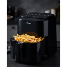 Esplendor 1360W Güçlü 4 Litre Kapasiteli Dokunmatik Cam Hazneli Airfryer