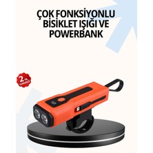 Esplendor Powerbank Özellikli Bisiklet Işığı Dijital Göstergeli LED
