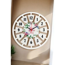 Şık 40CM Duvar Saati, Modern ve Zarif Tasarım, Dekoratif Saat