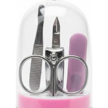 Esplendor Tırnak Bakım Manikür Pedikür Seti 4 Parça Pembe Minimal ve Dayanıklı