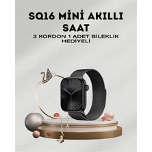 Esplendor Sq-16 Mini Series 10 – Dokunmatik Akıllı Saat | Kalp Ritmi, Spo2, Uyku Takibi