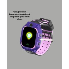 Esplendor S10 Mor Akıllı Çocuk Saati Konum Takip ve Güvenlik Özellikli