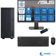 Expertcenter P500MV Core 5-210H 40 GB Ram Ddr5 2 Tb SSD WİN11PRO Asus 27'' Monitör C52108512B0D27RNP12