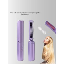 Esplendor USB Şarjlı Kablosuz Saç Düzleştirici – Seyahat ve Günlük Kullanım