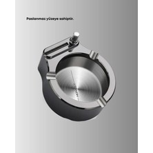 Esplendor Yuvarlak Çakmaklı Küllük Dayanıklı Metal Yapı