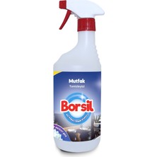 Borsil Mutfak Temizleyici 800 ML Doğal Soda Etkili Yağ Çözücü Ankastre Ve Tezgah Temizleyici