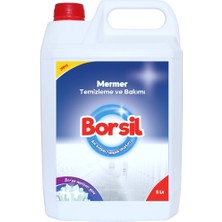 Borsil Mermer Ve Doğal Taş Parlatıcı 5 LT Leke Karşıtı Koruyucu