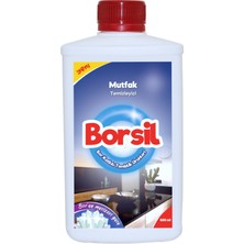 Borsil Mutfak Temizleyici 500 ML Doğal Soda Etkili Yağ Çözücü Ankastre Ve Tezgah Temizleyici