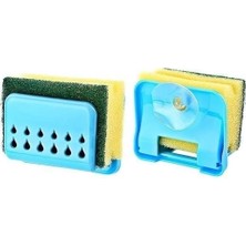 Esplendor Pratik Mutfak Lavabo Vantuzlu Bulaşık Süngeri Askısı Aparatı