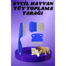 Esplendor Kedi Köpek Tüy Bit Pire Toplayıcı Toplama Temizleme Tarağı Tarak Seti 4'lü Set