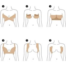 Esplendor Göğüs Dikleştirme Bandı S Beden 2.5 Cm.