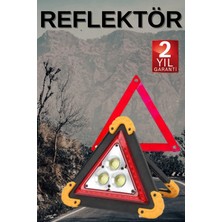 Esplendor Solar Şarjlı Çok Fonksiyonlu Reflektör Işıklı Ikaz Lambası Acil Durum Reflektörü Acil Durum Uyarı La