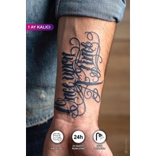 BP Tattoo 1 Ay Kalıcı Once Upon A Time Yazılı Dövme
