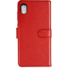 Newface Rdbydn New  Iphone Xs Max Tr S Plus Kapaklı Kılıf - Kırmızı