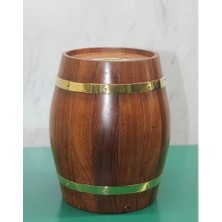 Esplendor Pirinç Detaylı Fıçı Kumbara Model 3