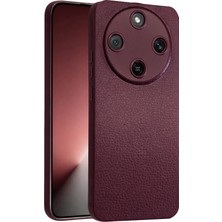 Newface Rdbydn New Huawei Honor Magic 8 Lite Thermax Silikon Kılıf - Bordo