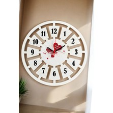 Sevgiliye Özel 40CM Şık Duvar Saati, Hediyelik Tasarım