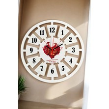 Sevgiliye Özel Duvar Saati 40CM, Şık ve Anlamlı Hediye