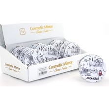 Esplendor Taşlı Istanbul Tasarımı El Aynası Ince Model 23