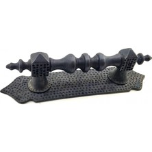 Esplendor Eco Lounge Antika Tarz Dekoratif Pirinç Ağır Kapı Çekme Kolu - 280X65 Mm, Oksit