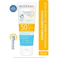 Bioderma Photoderm Pediatrics Mineral SPF50+ Hassas Ciltler İçin 50 gr Güneş Kremi Çok Yüksek Koruma