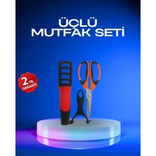 Esplendor Profesyonel Mutfak Makas Seti –  Kesim Makası + Soyacak + Bileyici