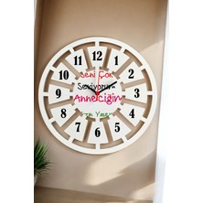 Anneler Günü Hediyesi Duvar Saati 40CM, Şık ve Modern Tasarım