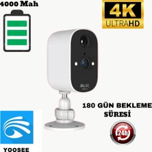 Concent Blic Blm-92 4mp Yoosee Kablosuz Akıllı Wifi Bataryalı Kamera