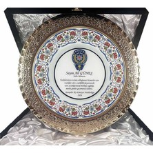 Çini Evi Kişiye Özel Gümüş Tabak