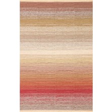 Eko Halı Kutnu Kılım Ktn 02 Natural Terra Modern Ombre Renk Geçişli Yıkanabilir Çift Taraflı Kilim