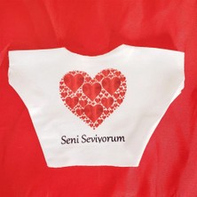 Esplendor Seni Seviyorum Baskılı Peluş Oyuncak Tişörtü