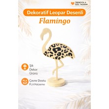 Studio Aslan Design Flamingo Dekoratif Obje – Modern Minimal Masa Üstü Dekor, Şık Ev & Ofis Aksesuarı, 3D Baskı Tasarım