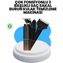 Esplendor 3’ü 1 Arada Erkek Bakım Makinesi – Paslanmaz Çelik Başlıklı Şarjlı Tıraş Seti
