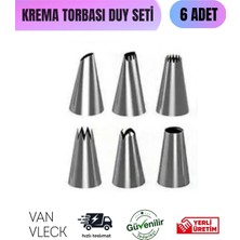 PremiumPort 8 Parça Krema Torbası Duy Seti, Pasta Süsleme ve Tatlı Dekorasyonu