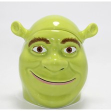 Esplendor 3D Shrek Tasarımı Porselen Kupa Bardak (Büyük Boy)