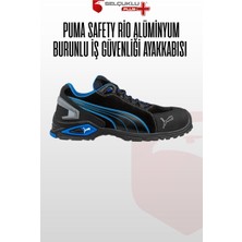 Selçuklu Plus Puma Safety Rio Low S3 Src Alüminyum Burunlu Iş Güvenliği Ayakkabısı Siyah Mavi