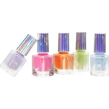 Markaon S00088543 -Neon Renkli 5li Oje Seti