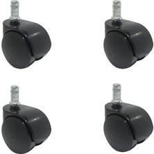 Burak Teker Burak Casters 50MM Ofis Koltuk Tekerleği 0514PPS - 4 Adet