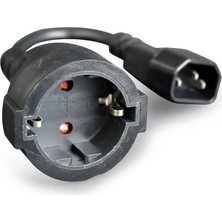 Mykablo Power Çevirici - C14 - Schuko - UPS Priz Çevirici - 1.5 Metre